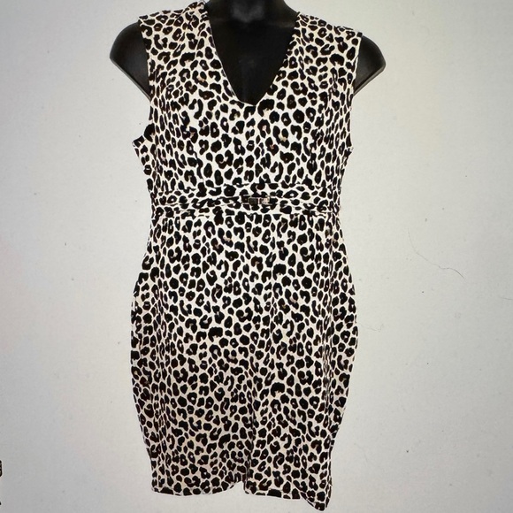iris Dresses & Skirts - Iris Leopard Print Dress NWOT